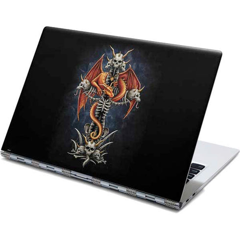 Gothic Dragon & Skull Cross by Sarah Richter Yoga 910 2-in-1 14in Touch-Screen Skin